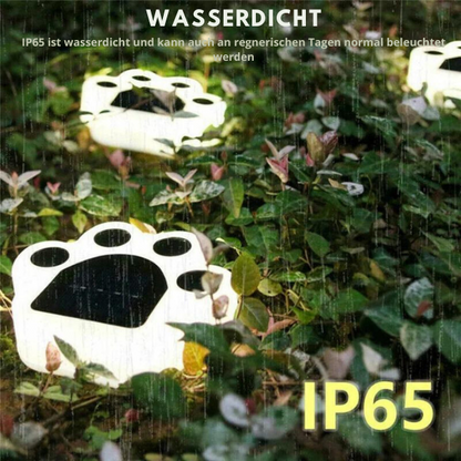 Solar-LED-Pfotenlicht™ Wasserfeste Dekoration für draußen