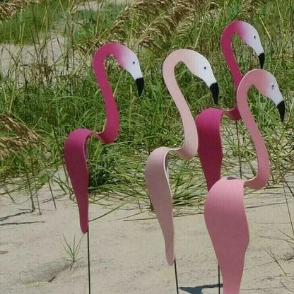 Wirbelnder Flamingo-Vogel™ Wunderschöne Dekoration im Freien