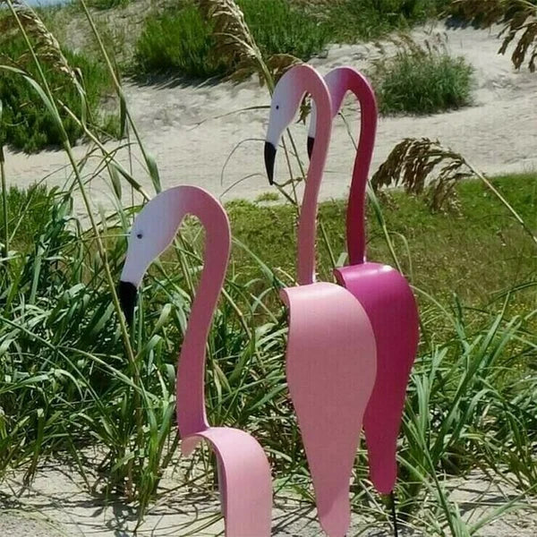 Wirbelnder Flamingo-Vogel™ Wunderschöne Dekoration im Freien