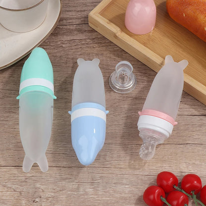 Babyflasche zum Füttern™ Silikonlöffel Squeeze Feeder