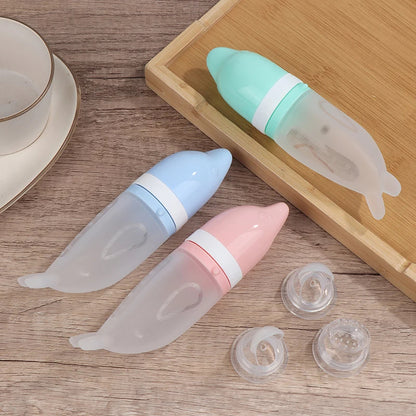 Babyflasche zum Füttern™ Silikonlöffel Squeeze Feeder