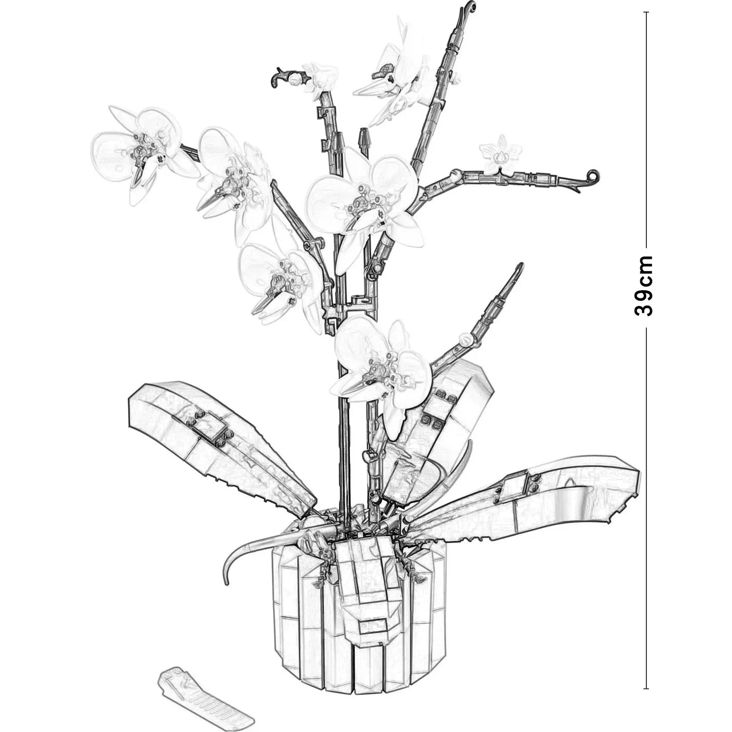 Baukasten Orchidee Blume™ Künstliches Dekor-Arrangement