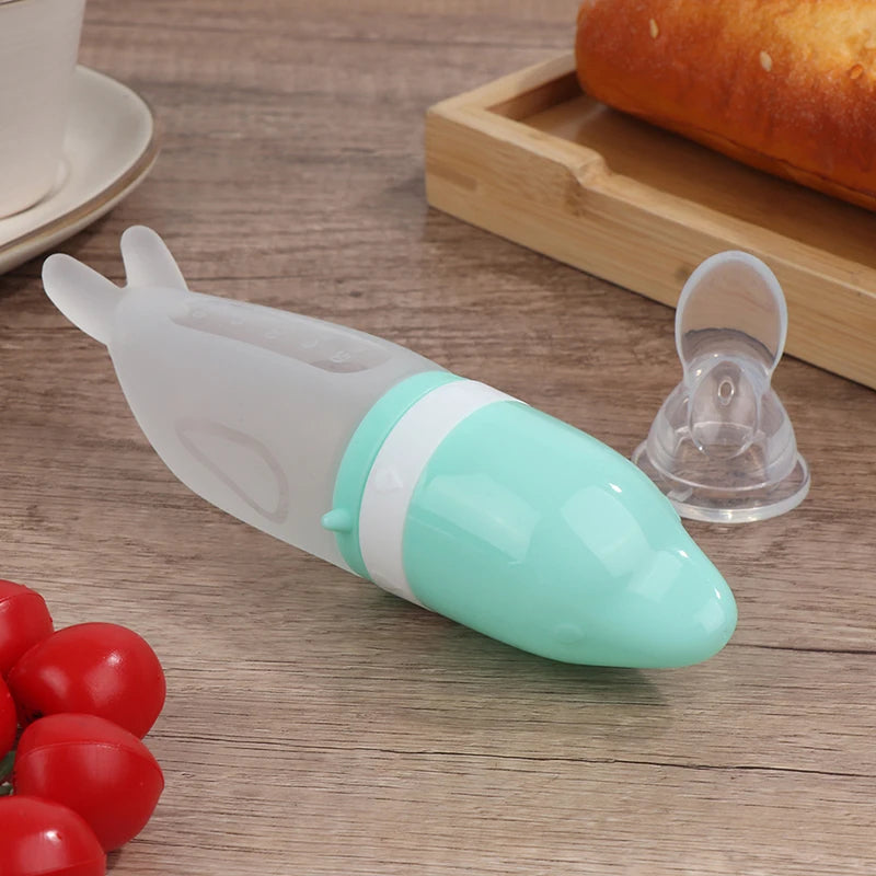 Babyflasche zum Füttern™ Silikonlöffel Squeeze Feeder