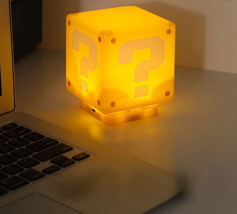 Super Mario Block Lampe™ Kreative lustige Zimmerdekoration