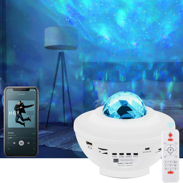 Galaxie Projektor Licht™ Sound-Aktivierter Bluetooth-Lautsprecher